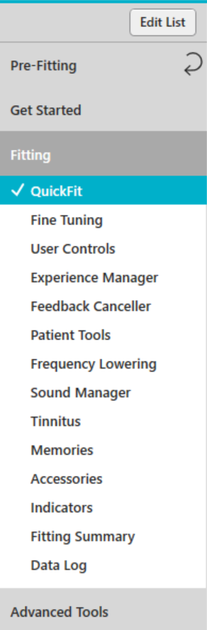Left Navigation Menu Navigation Open